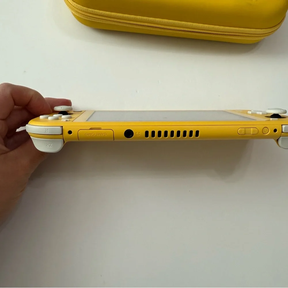 Nintendo Switch Lite in Yellow with Accessories